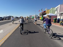 Bike ride by seawall