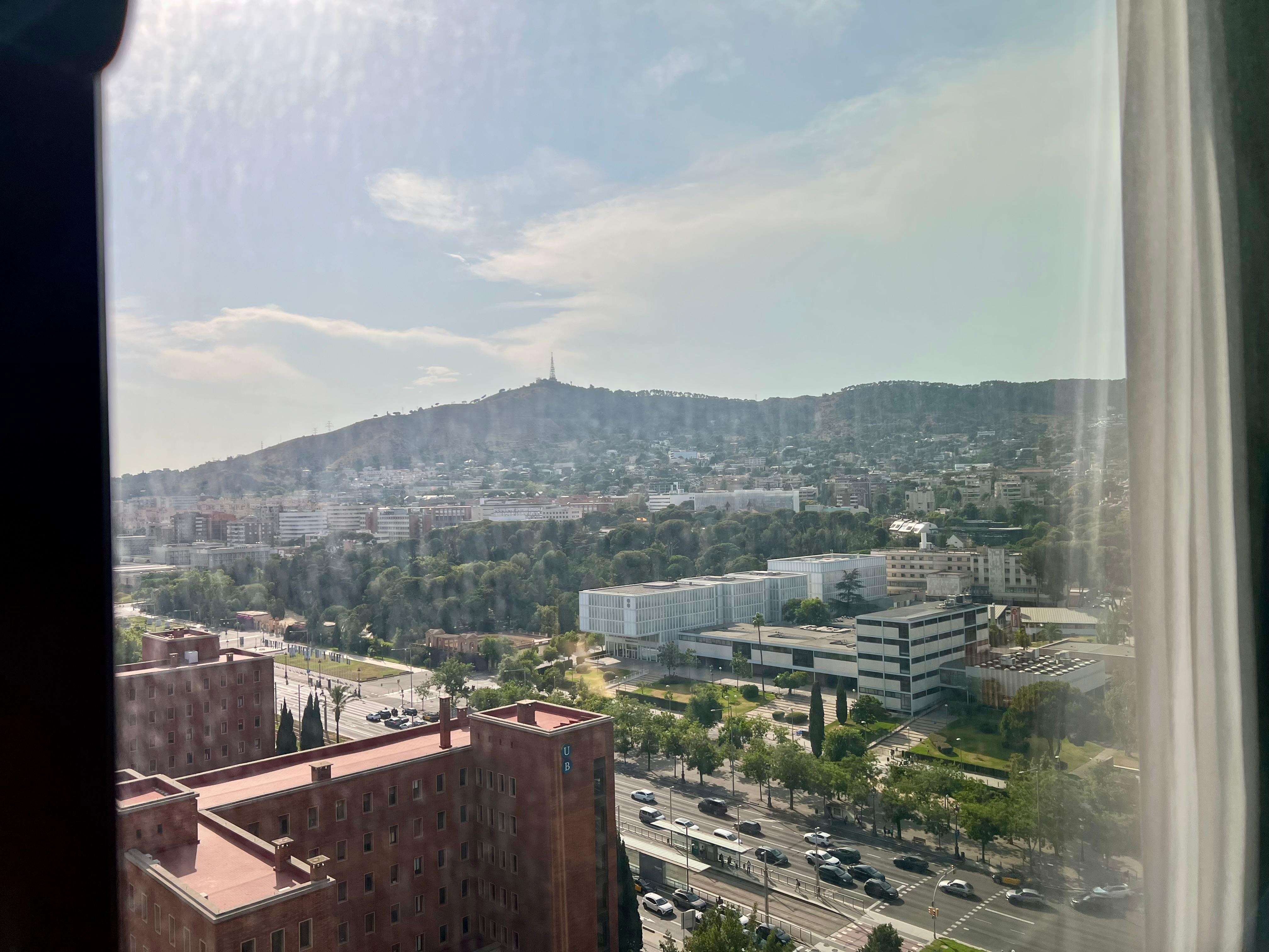 View from our room. 