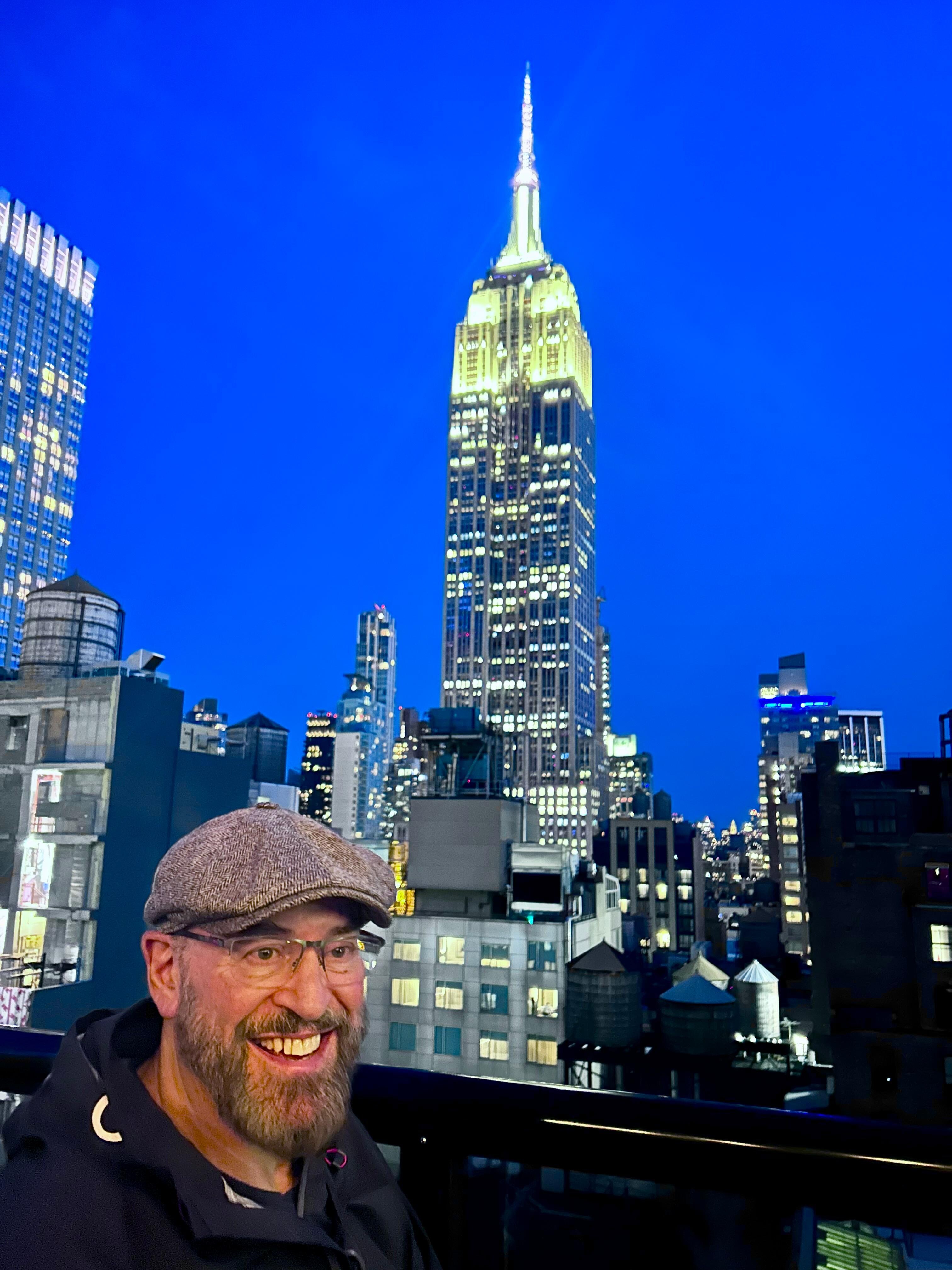 View from the rooftop bar ! 