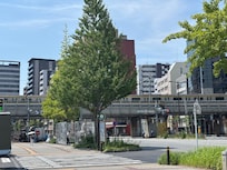 JR train station steps from hotel