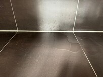 water from liking sewage pipe under sink