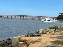 View from walkway near the resort.