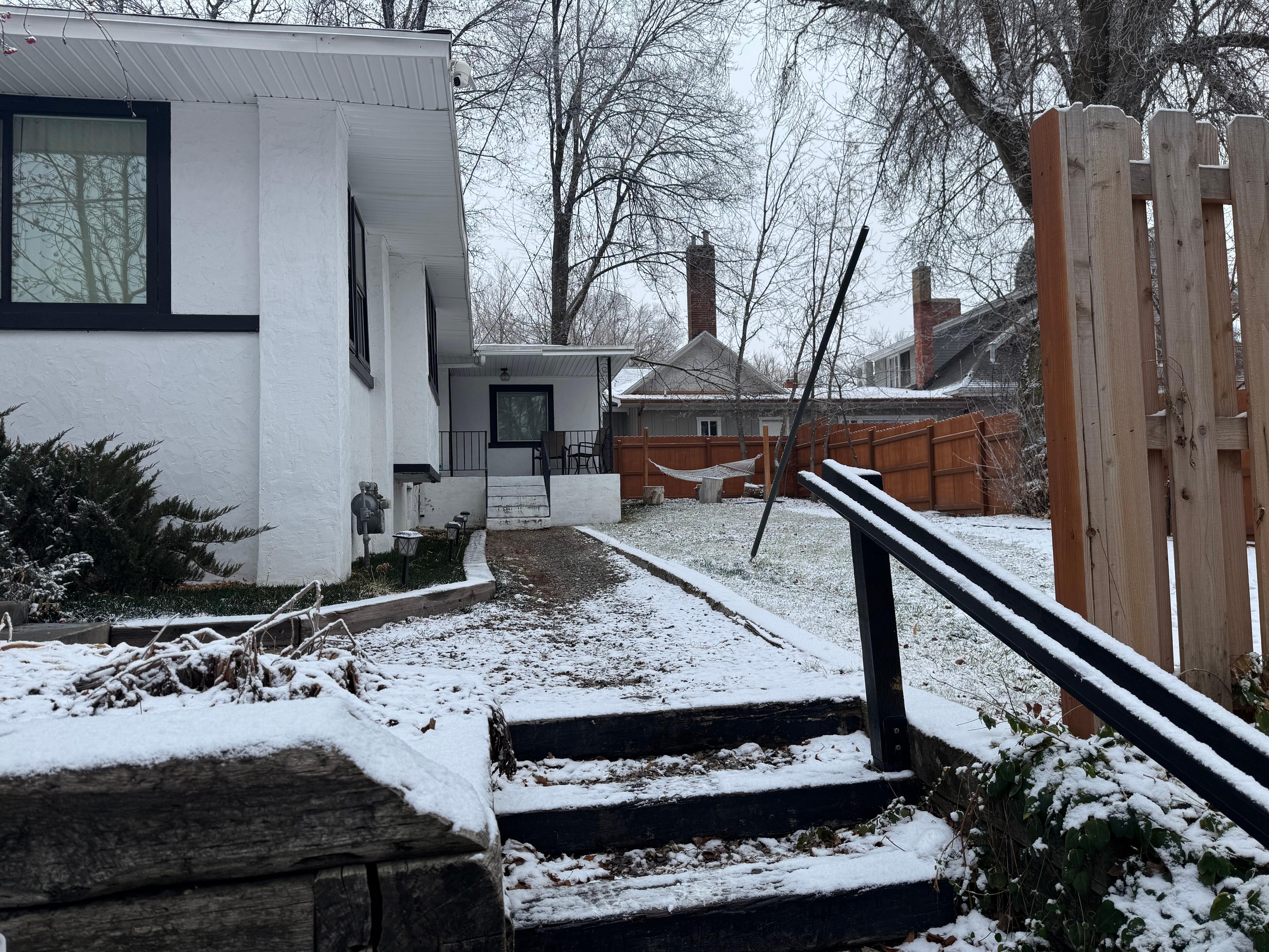 Approach to front door