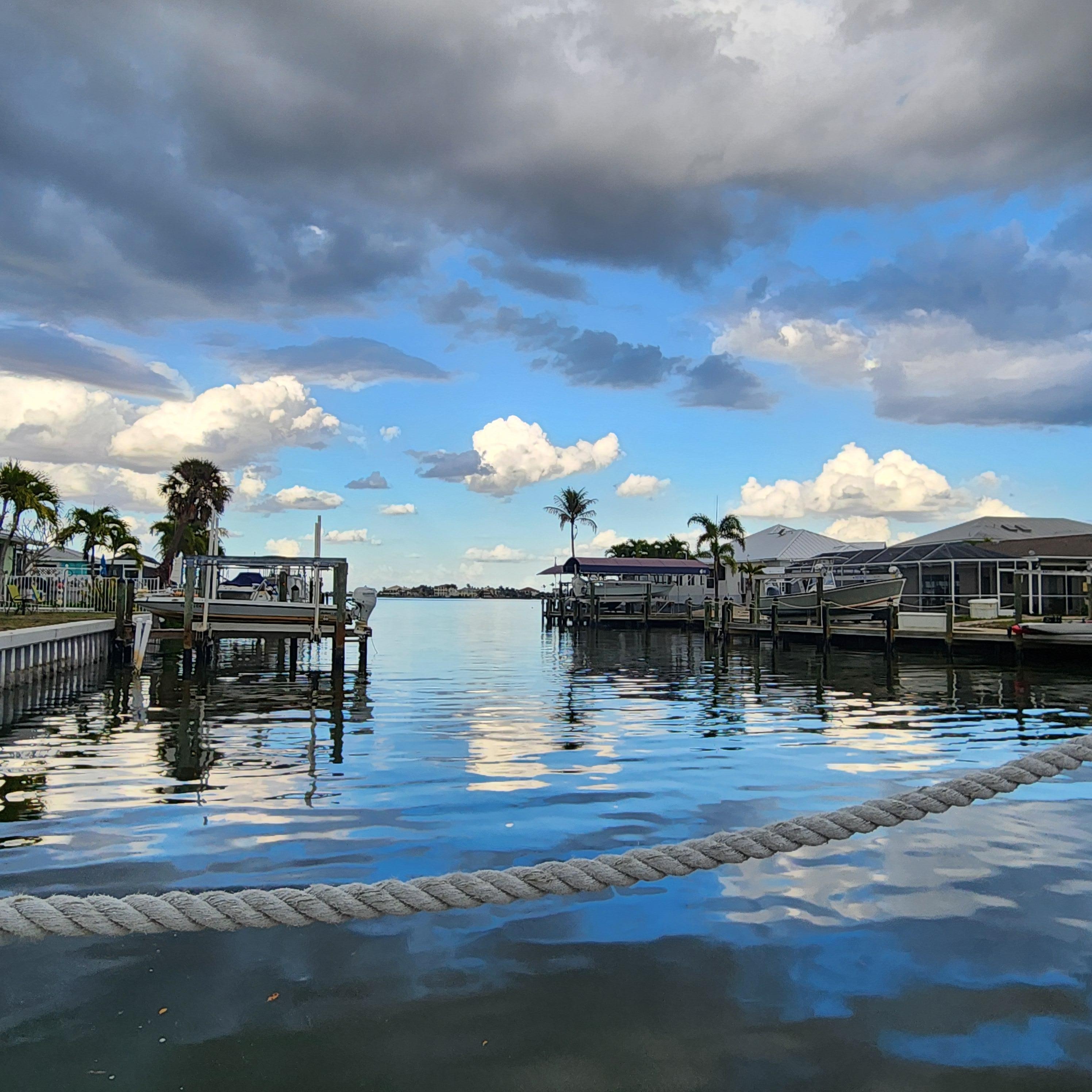Looking towards the bay