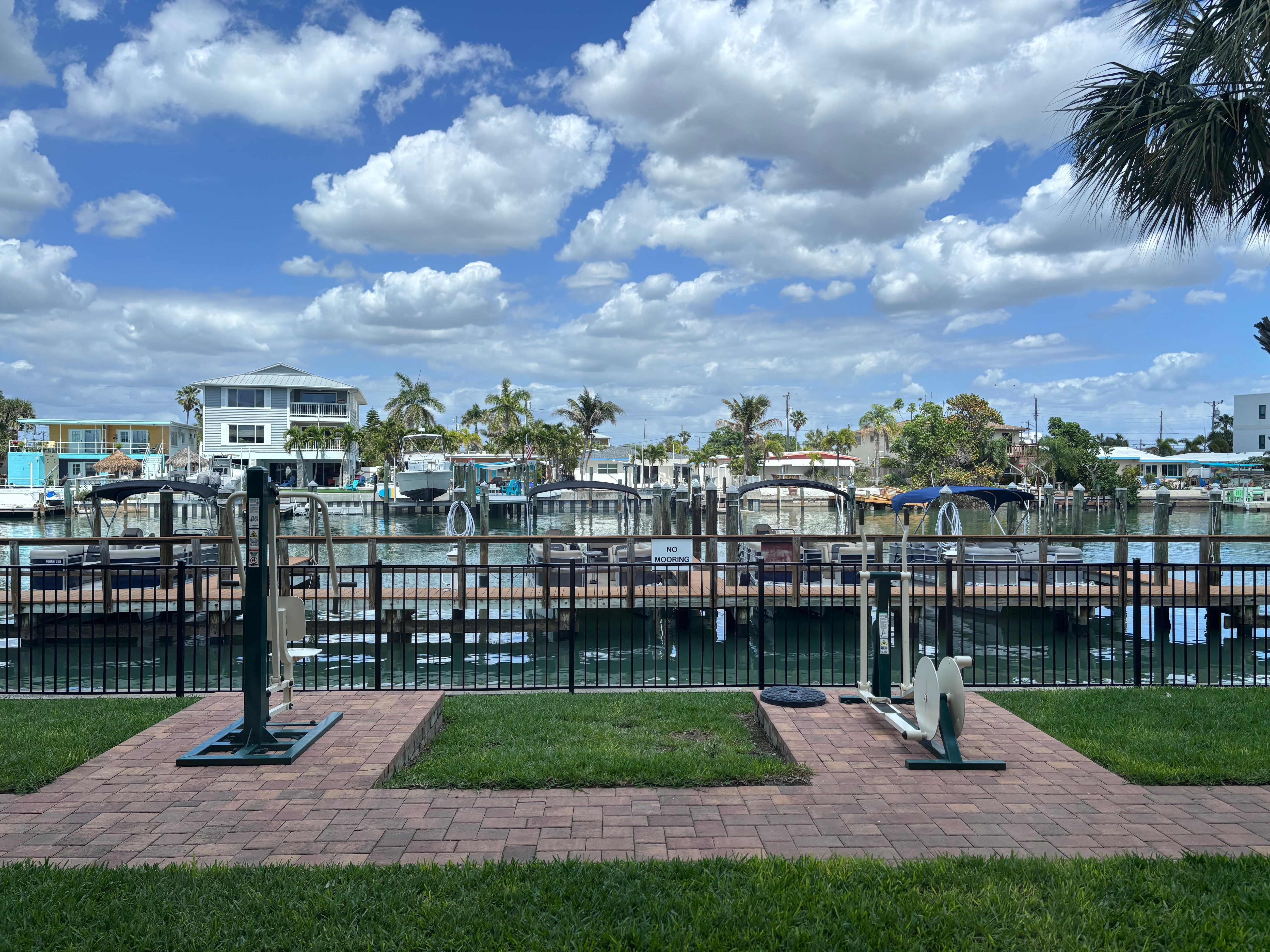 View from our ground floor, marina facing room