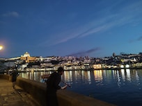 Picture of the river from in front of the hotel