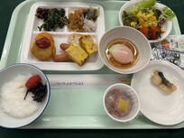 朝食ビュッフェ
これ以外にも色々あって、何度かおかわりしてしまいました