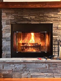 LOVED the fireplace.