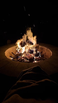 Enjoyed a fire and smores one night!