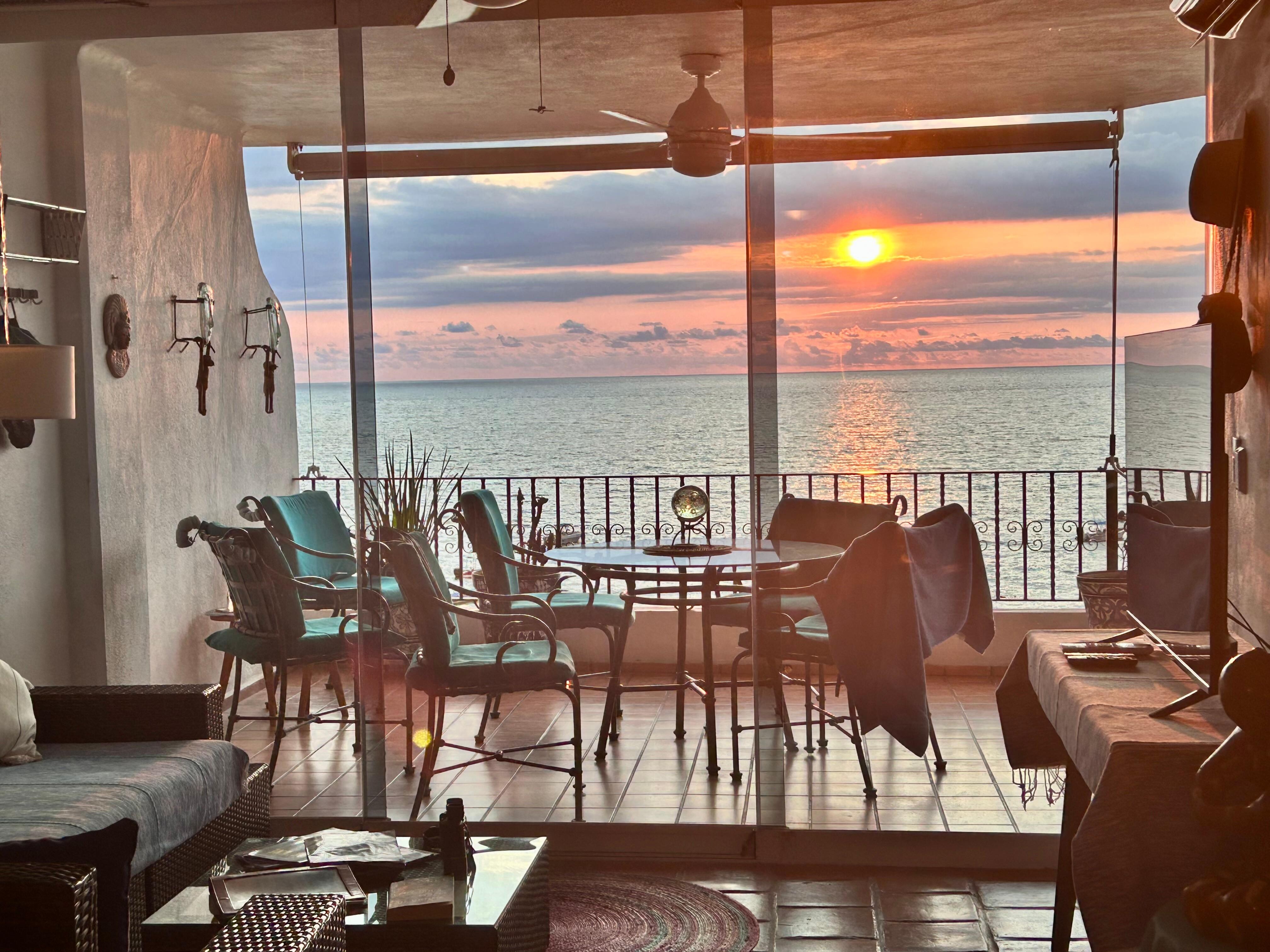 Looking out from the condo. Doesn’t get any better!