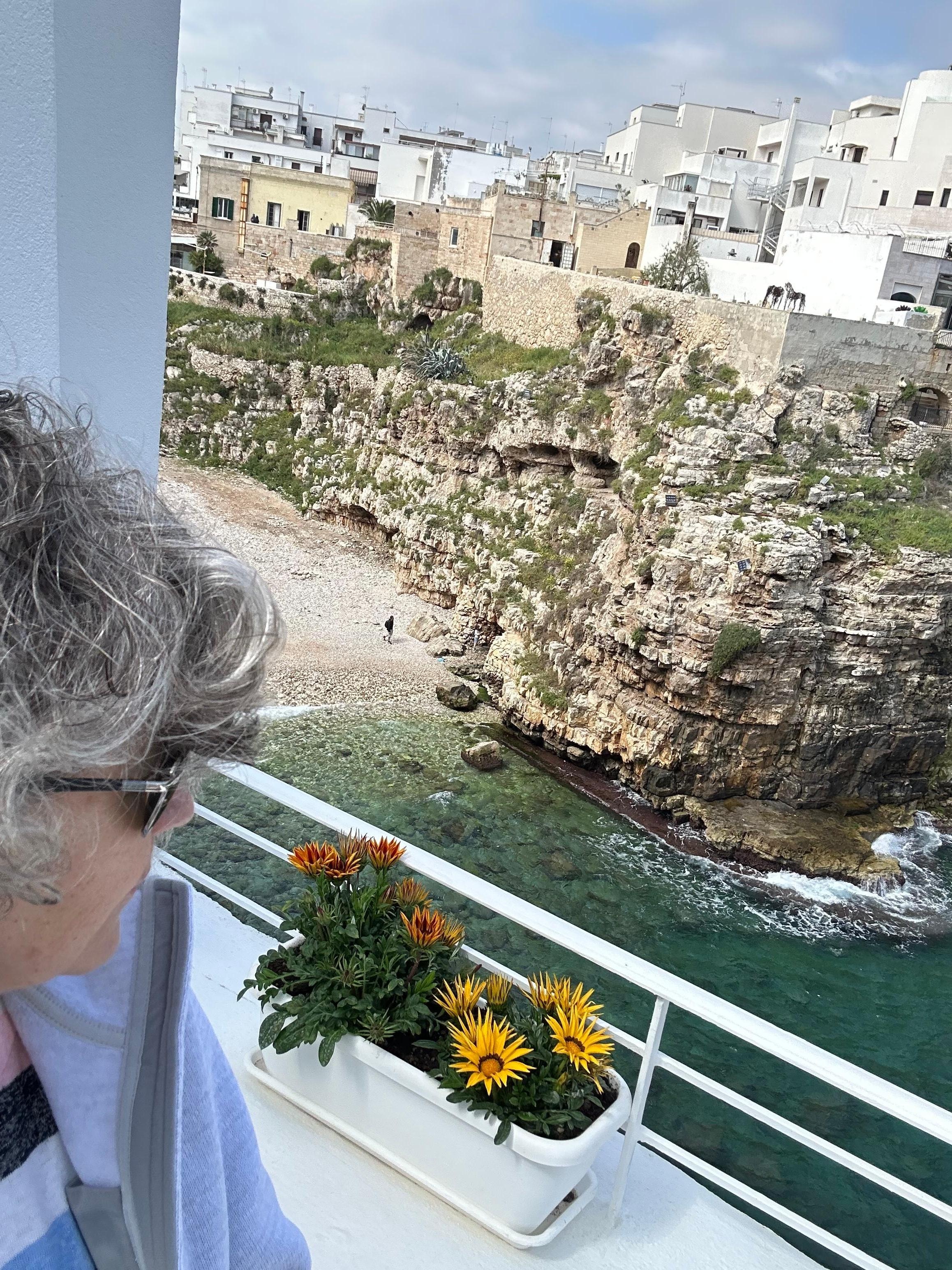 Morning breakfast with a view