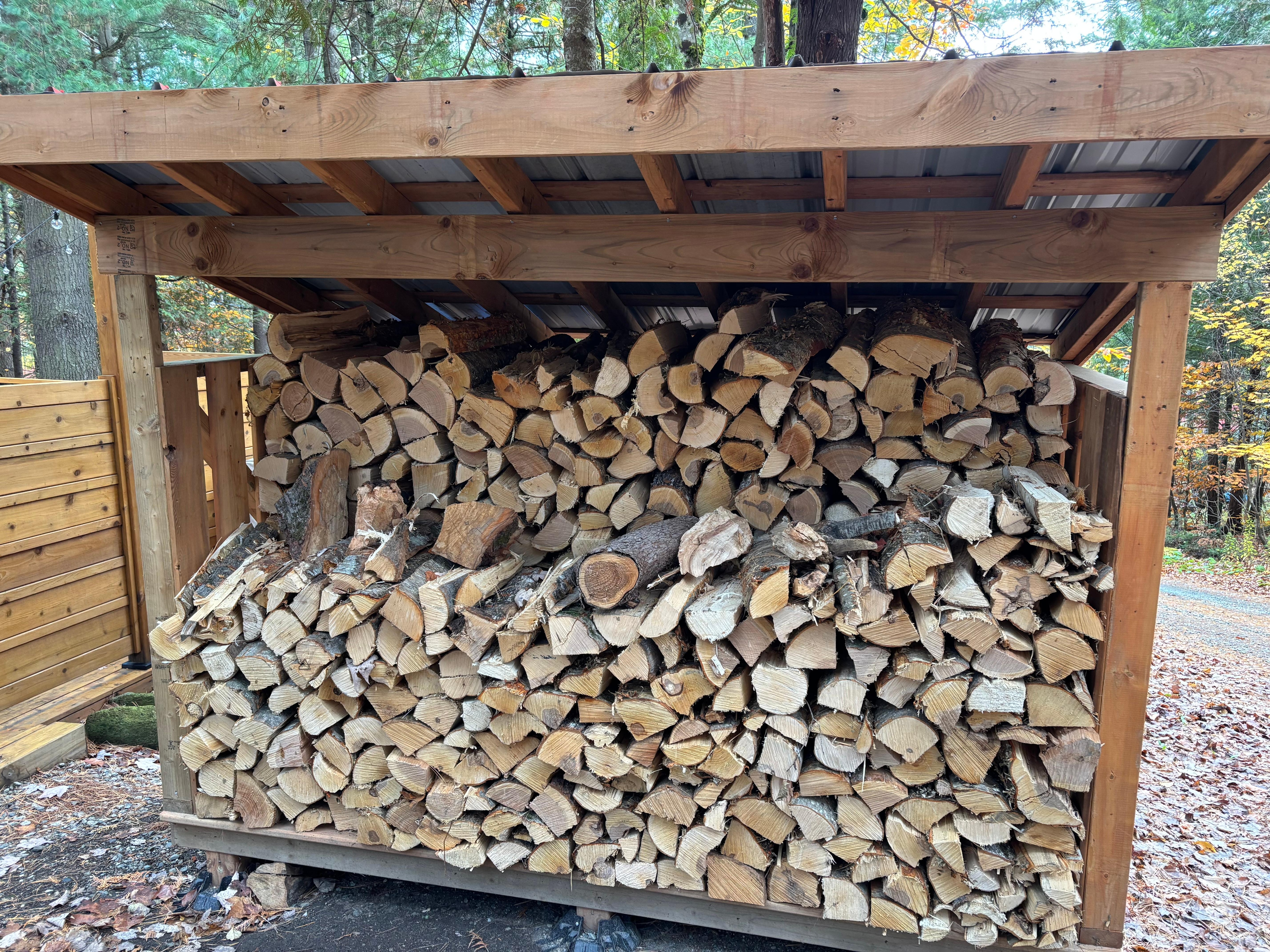 Plenty of available firewood 