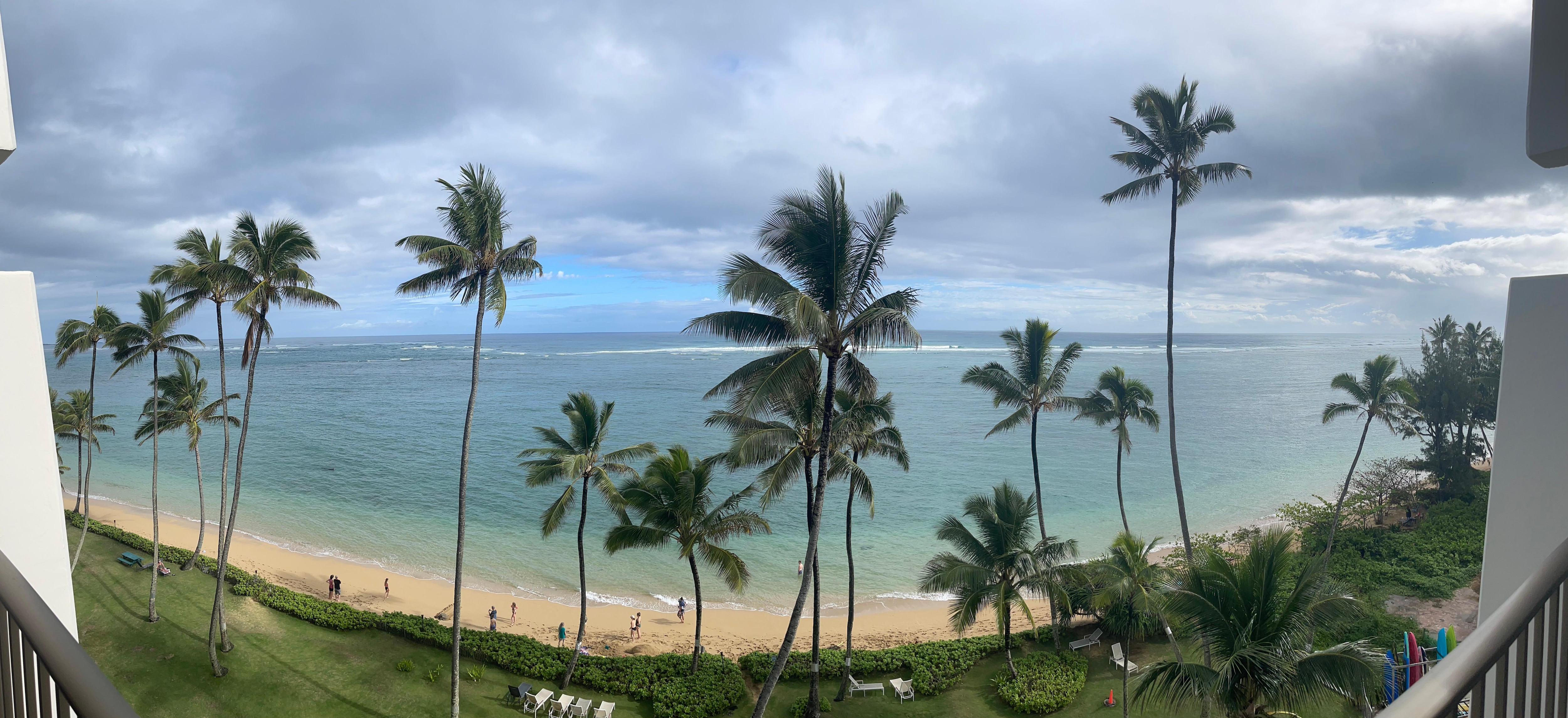 View from the balcony