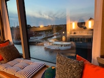 From the room