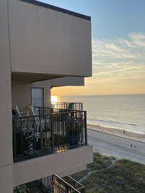 Sunrise from the balcony.