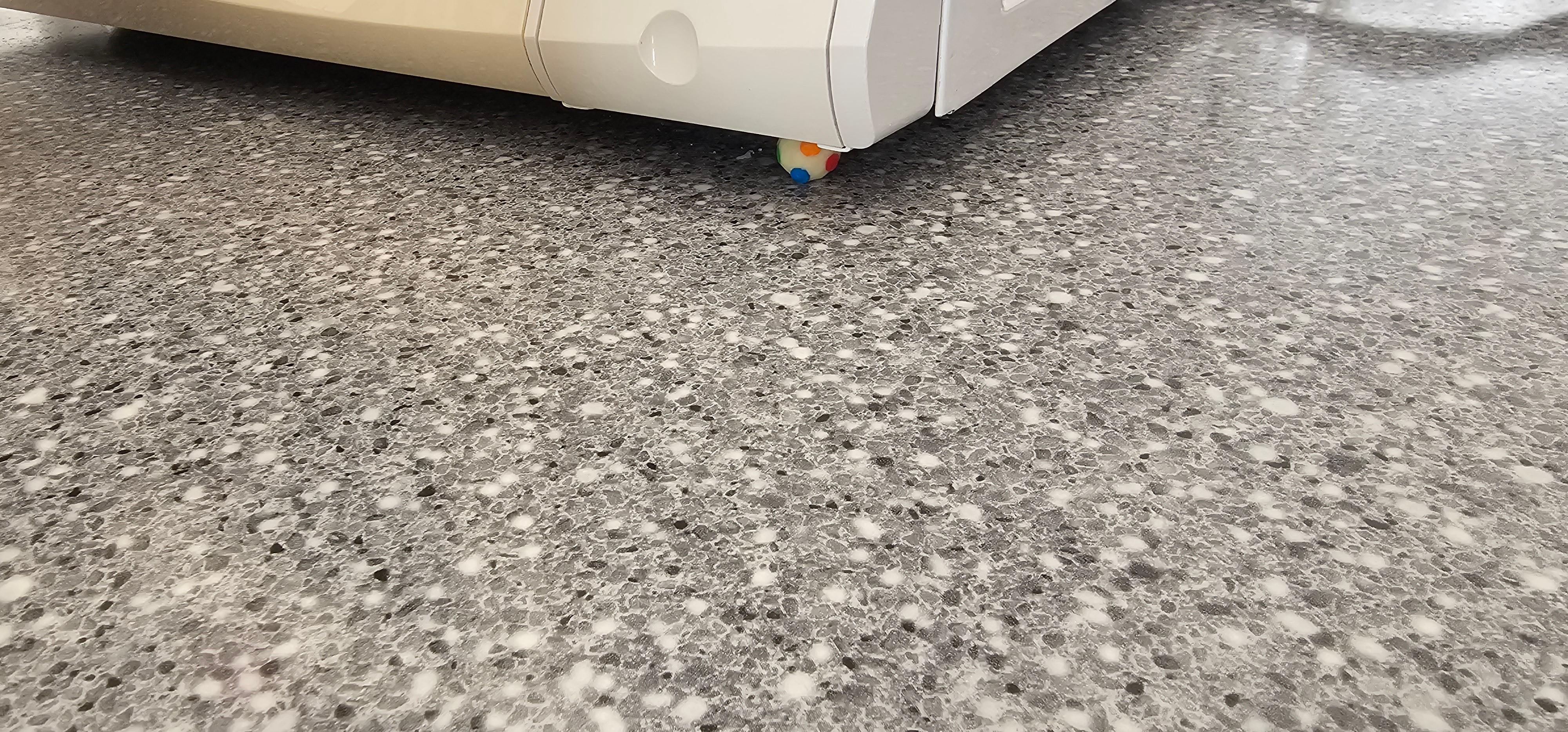 Food under microwave