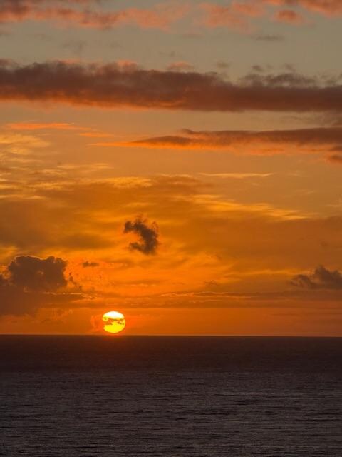Sunrise from the patio!