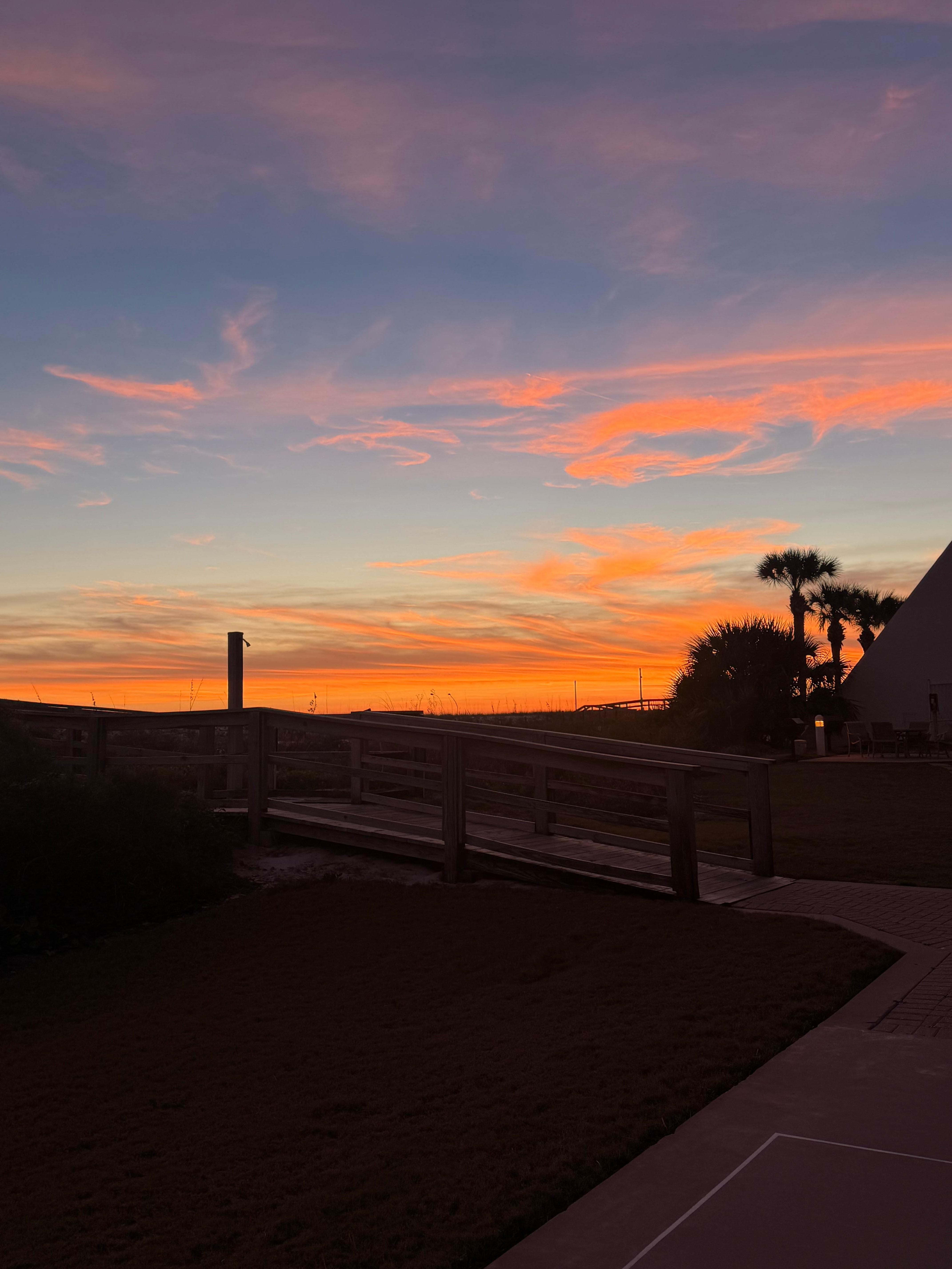 View from the back of the condo