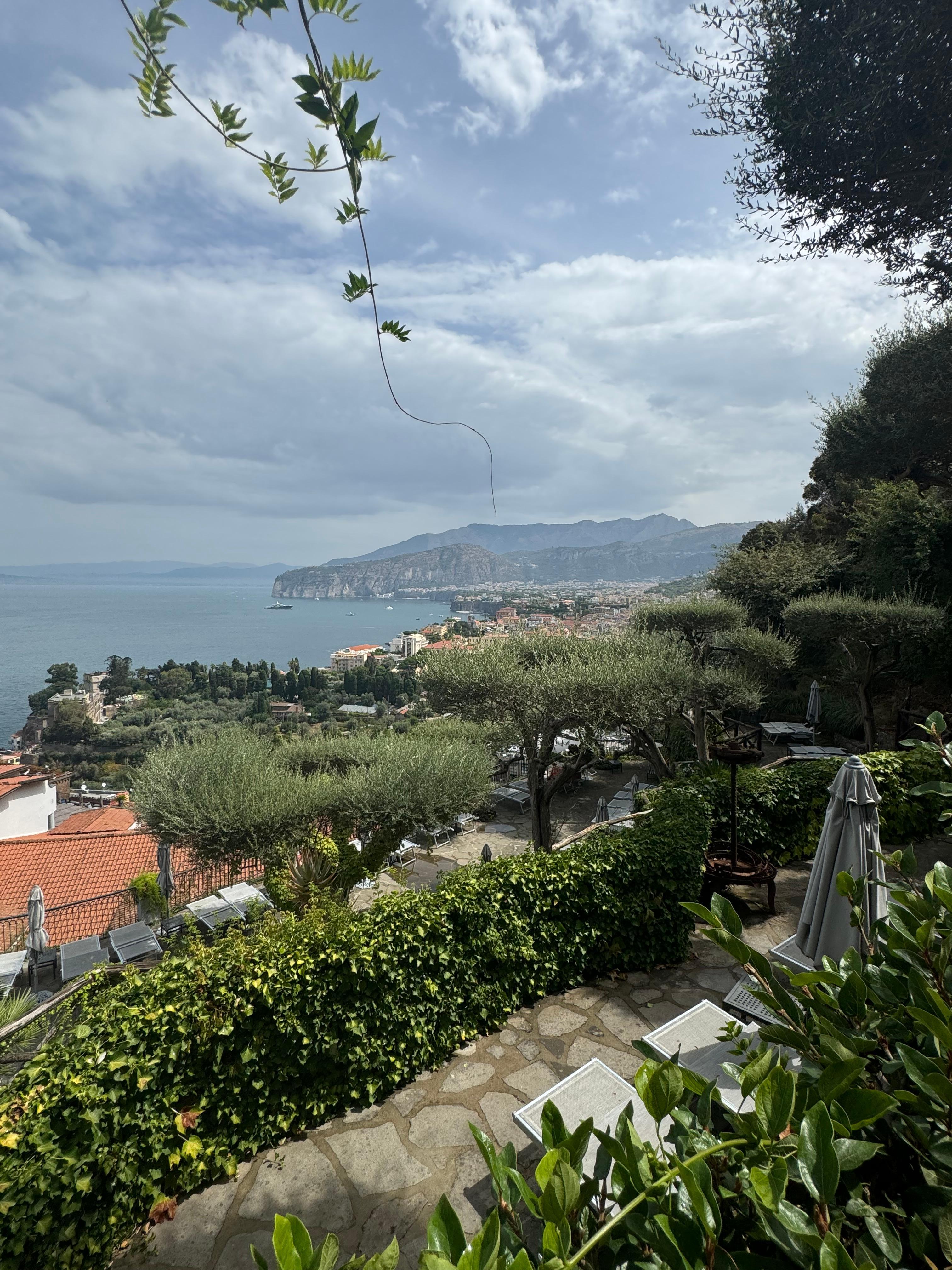 View from top pool