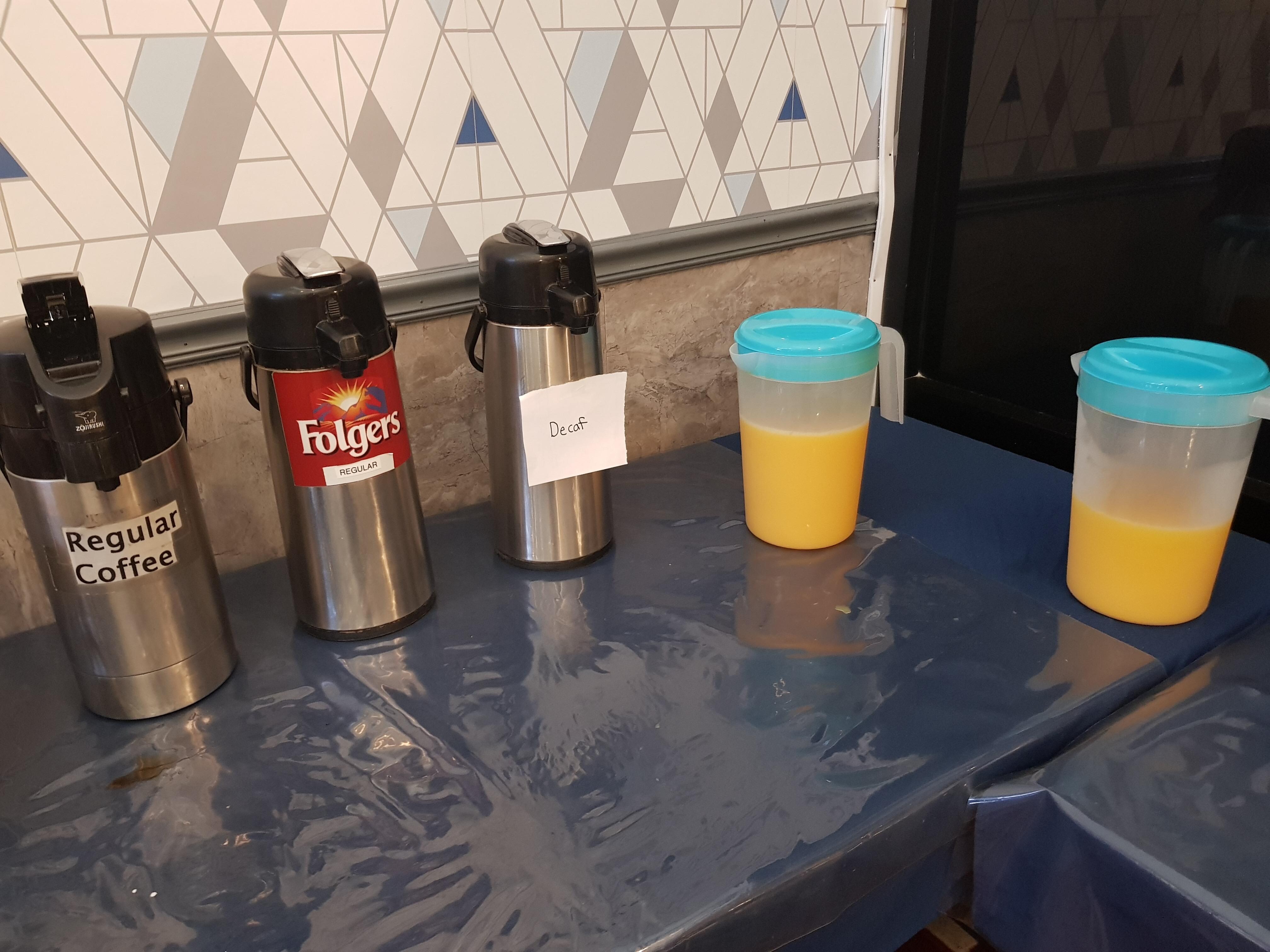 Kaffe og juice