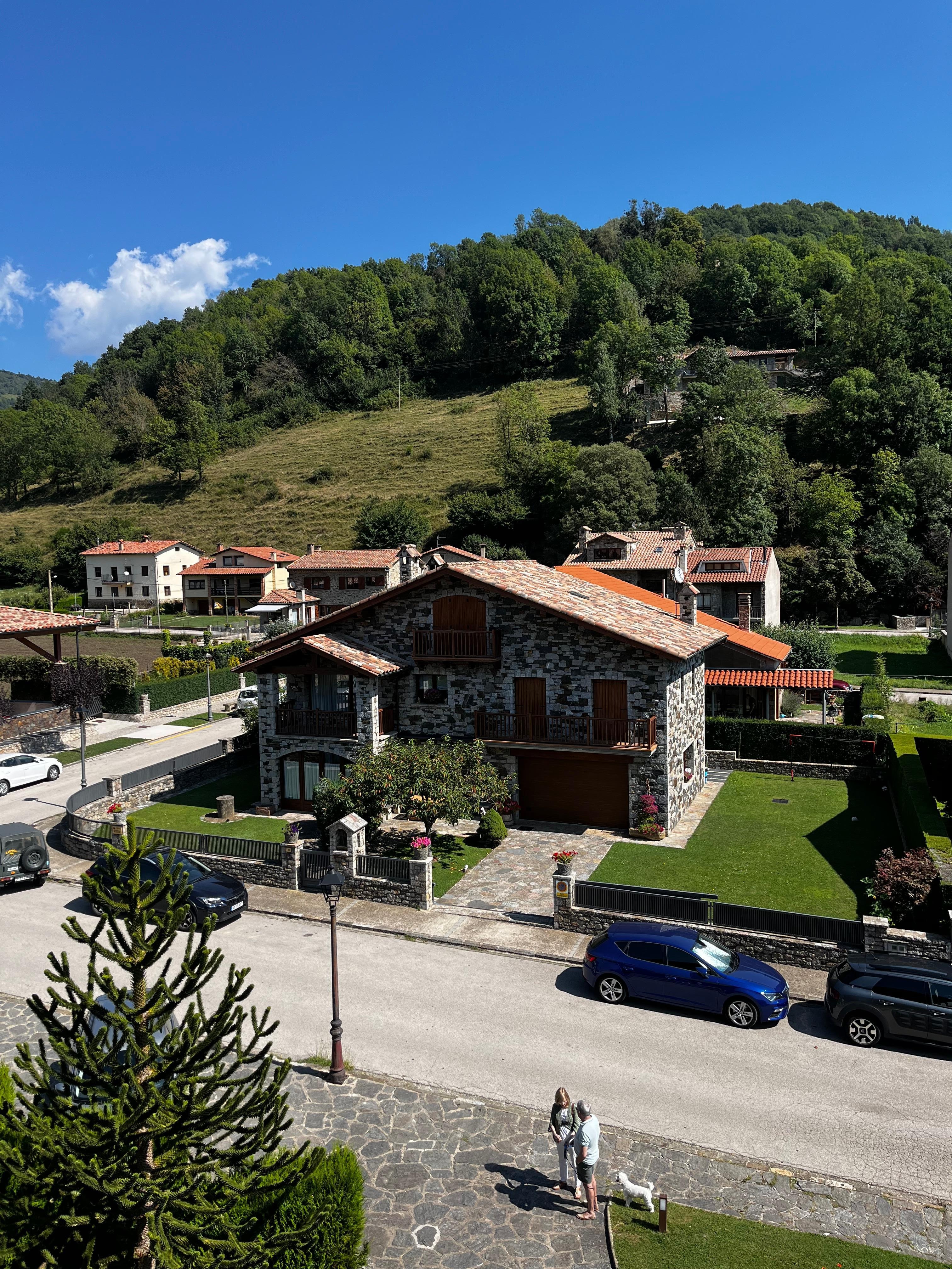 Vistas desde la habitación doble con balcón 