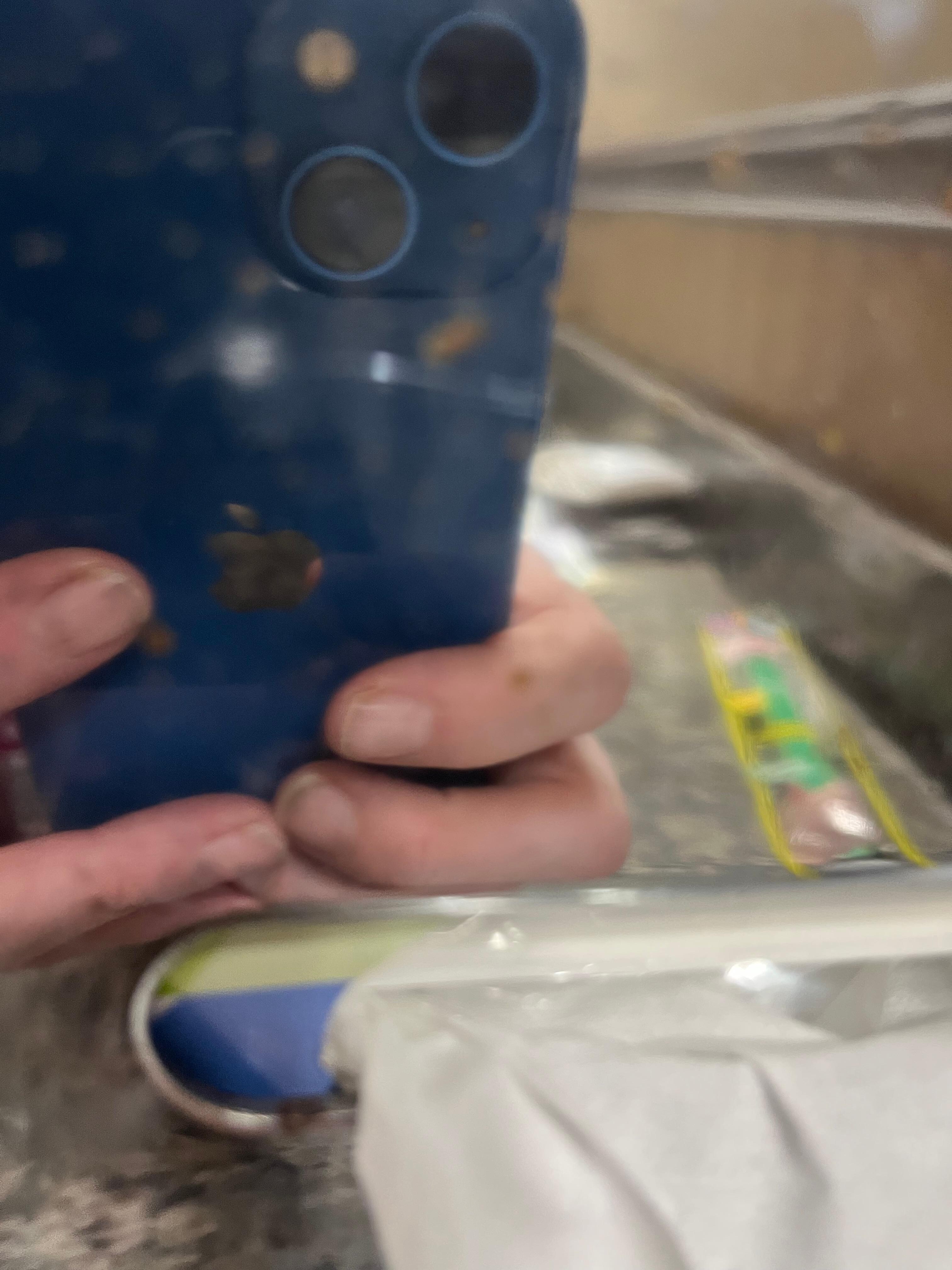 Kleenex holder dirty and sticky