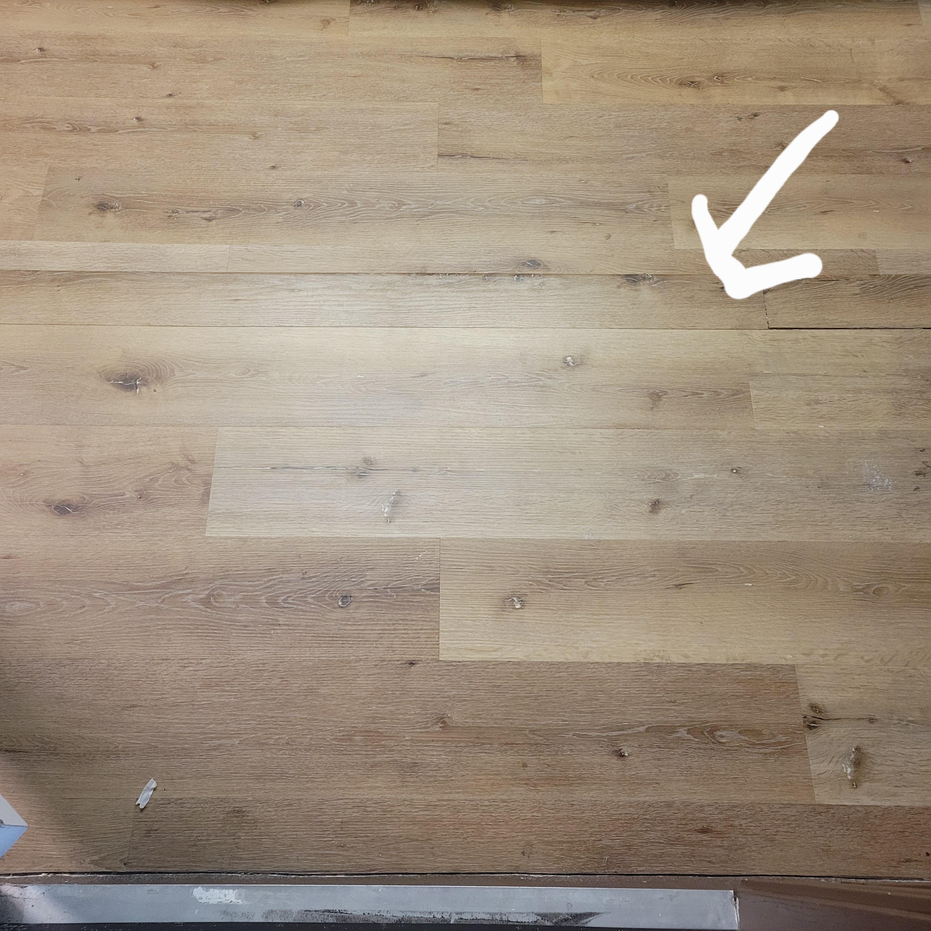 Step down into rec room. 83 year old fell with injuries. Other person fell onto pool table because you CANNOT see there is a step. We bought orange tape and taped the edge to protect our people. THIS IS A CRITICAL SAFETY ISSUE.