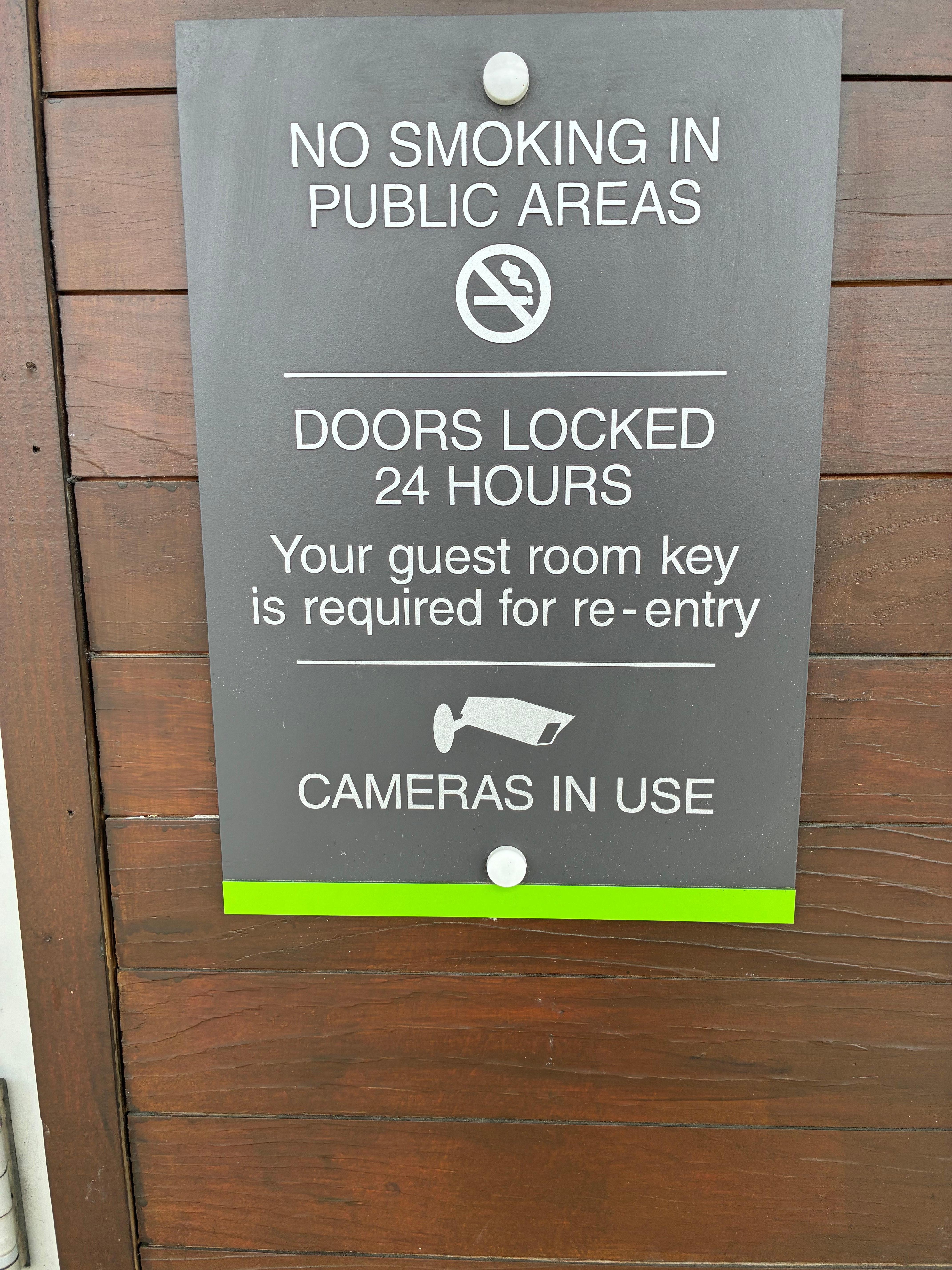Then why did the entire place smell of cigarettes and the doors not locked?