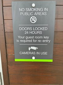 Then why did the entire place smell of cigarettes and the doors not locked?