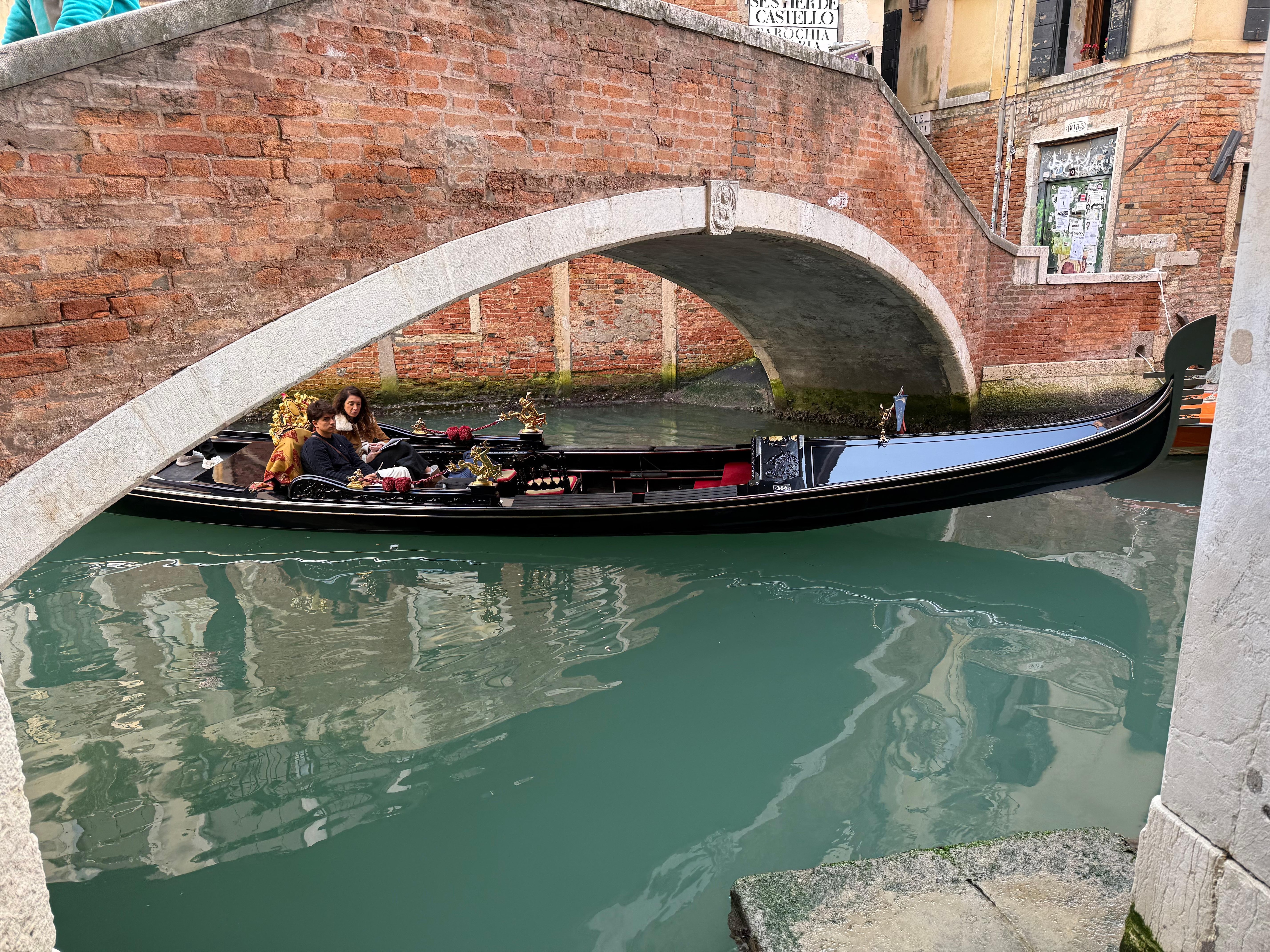 We loved that the apartment was on this quiet canal