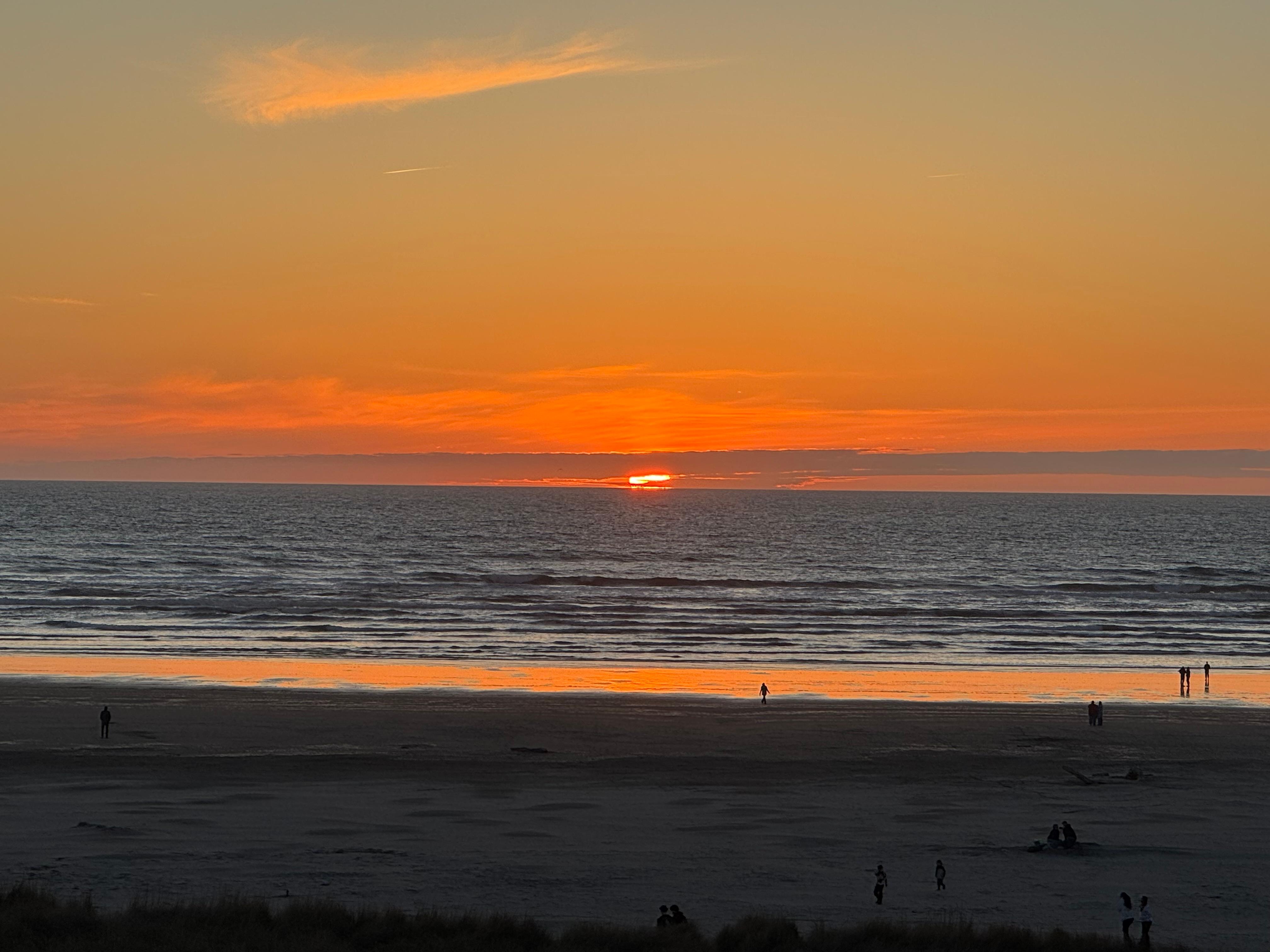 View from our balcony. 