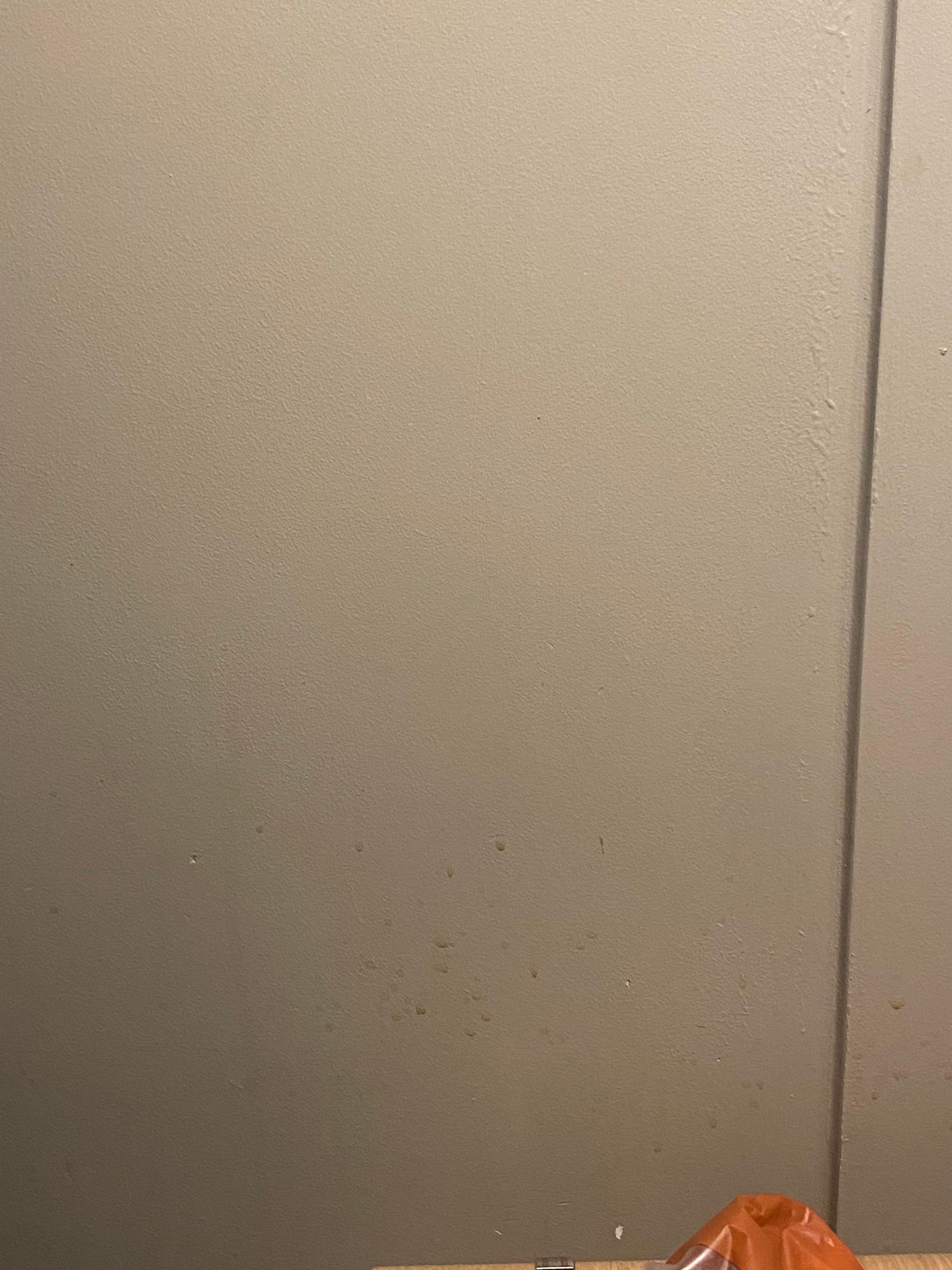 This was the condition of huge part next to my bed…