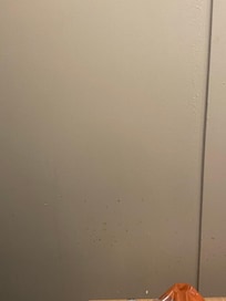 This was the condition of huge part next to my bed…