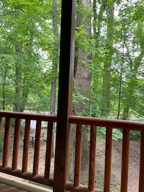 Favorite place- back porch!