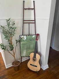 Check-in and checkout instructions were easily and creatively done.