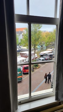 View of Singel Canal from the apartment