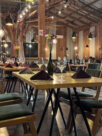 Inside the Tomas restaurant - lovely!