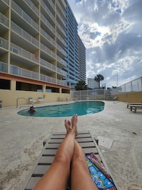View poolside