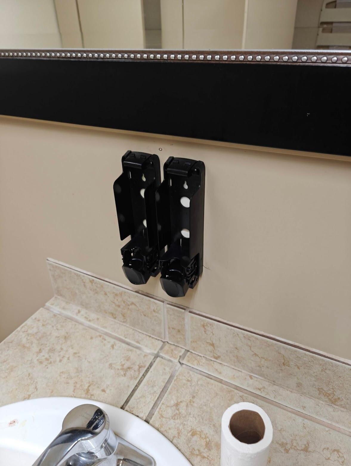The bathrooms near the lobby didn't have soap or paper towels for the entire stay. 