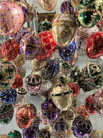 A display window next to the hotel.
