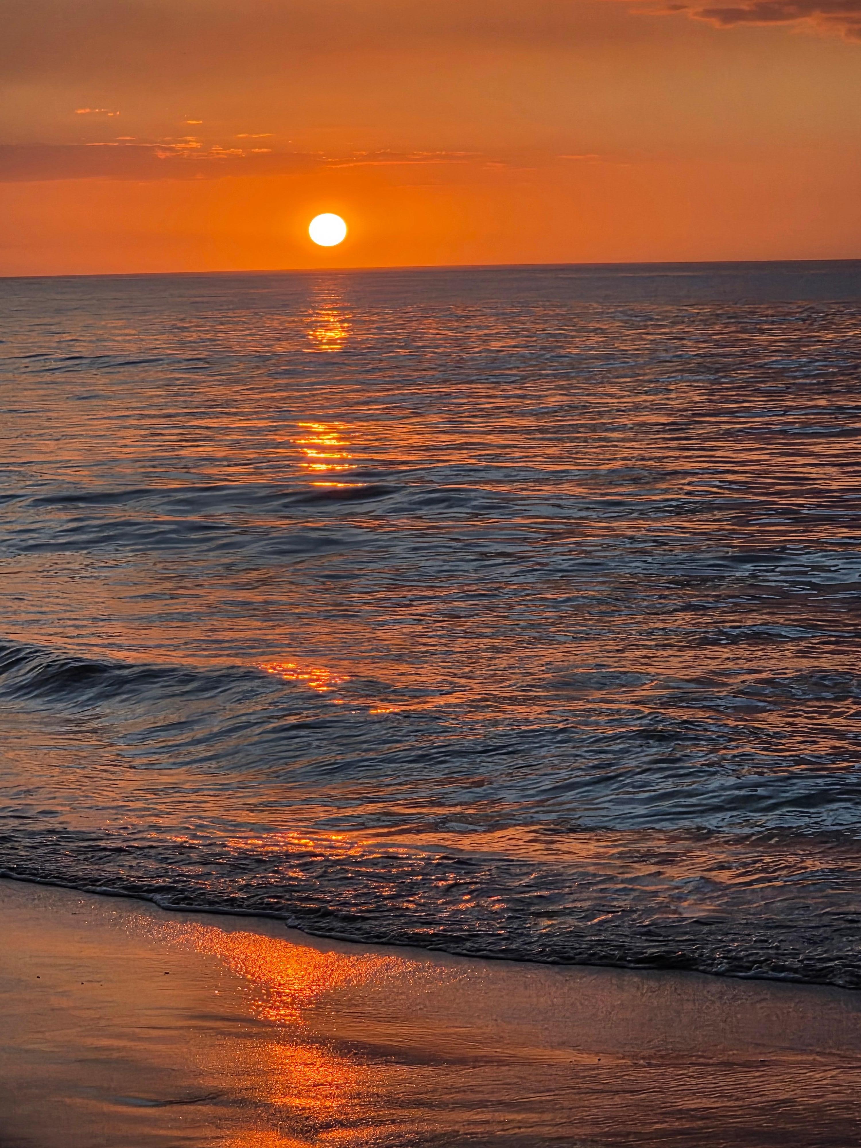 Sunset at Tamarindo beach.