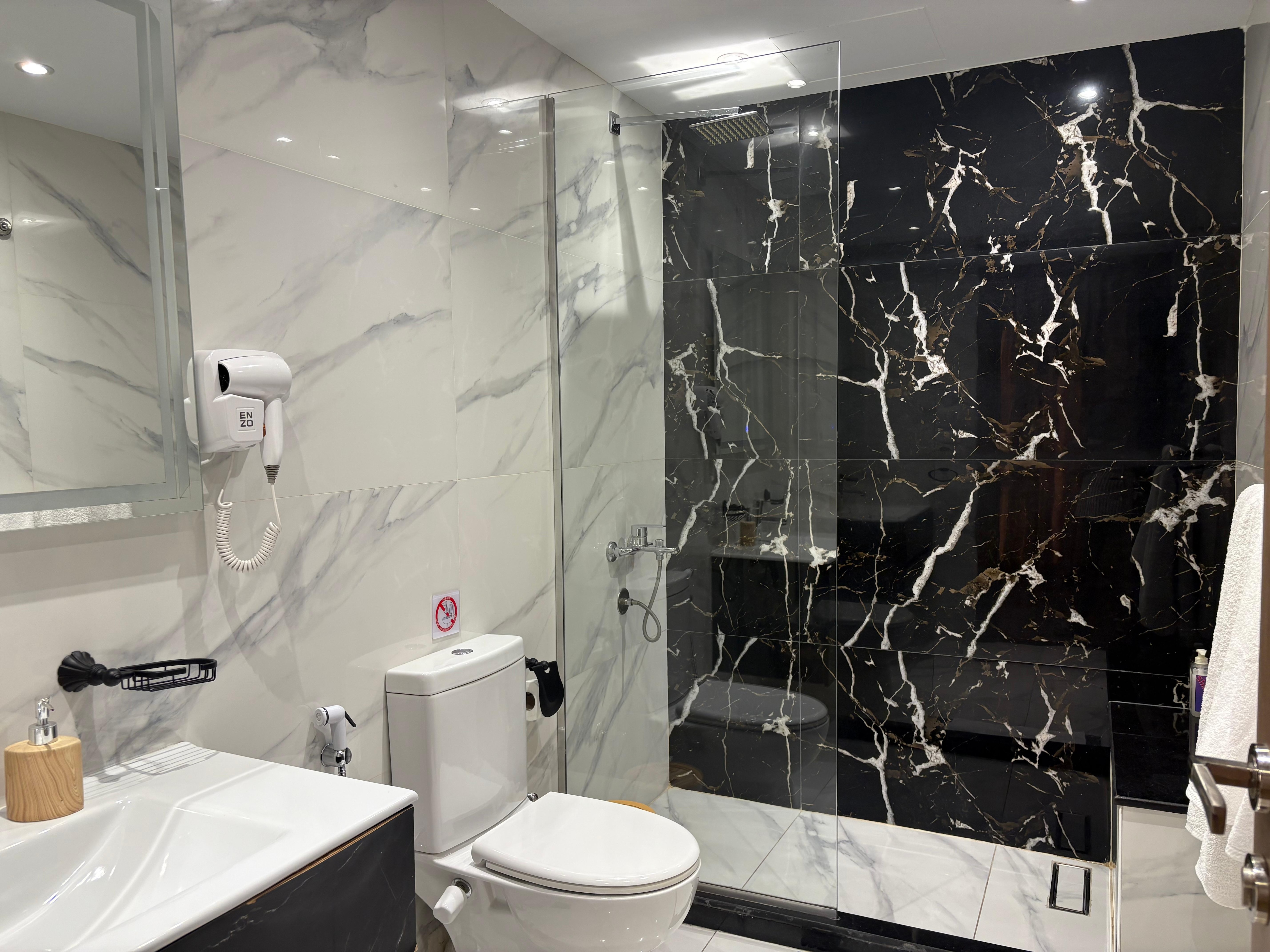 Great bathroom hot shower