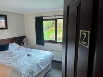 The cramped room we stayed in. No hot water in the bathroom.