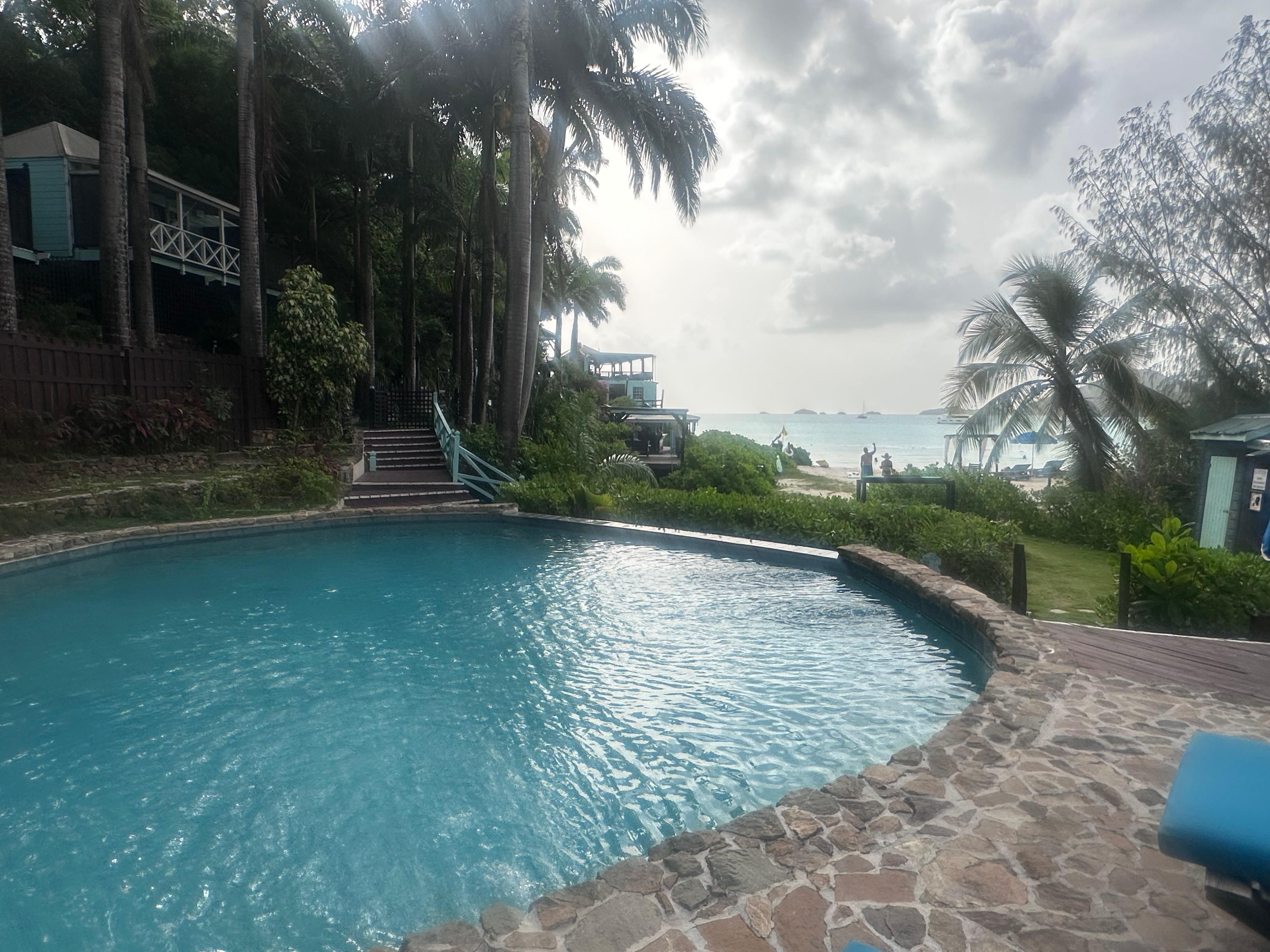 Great view from pool
