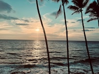 Sunset view from apartment