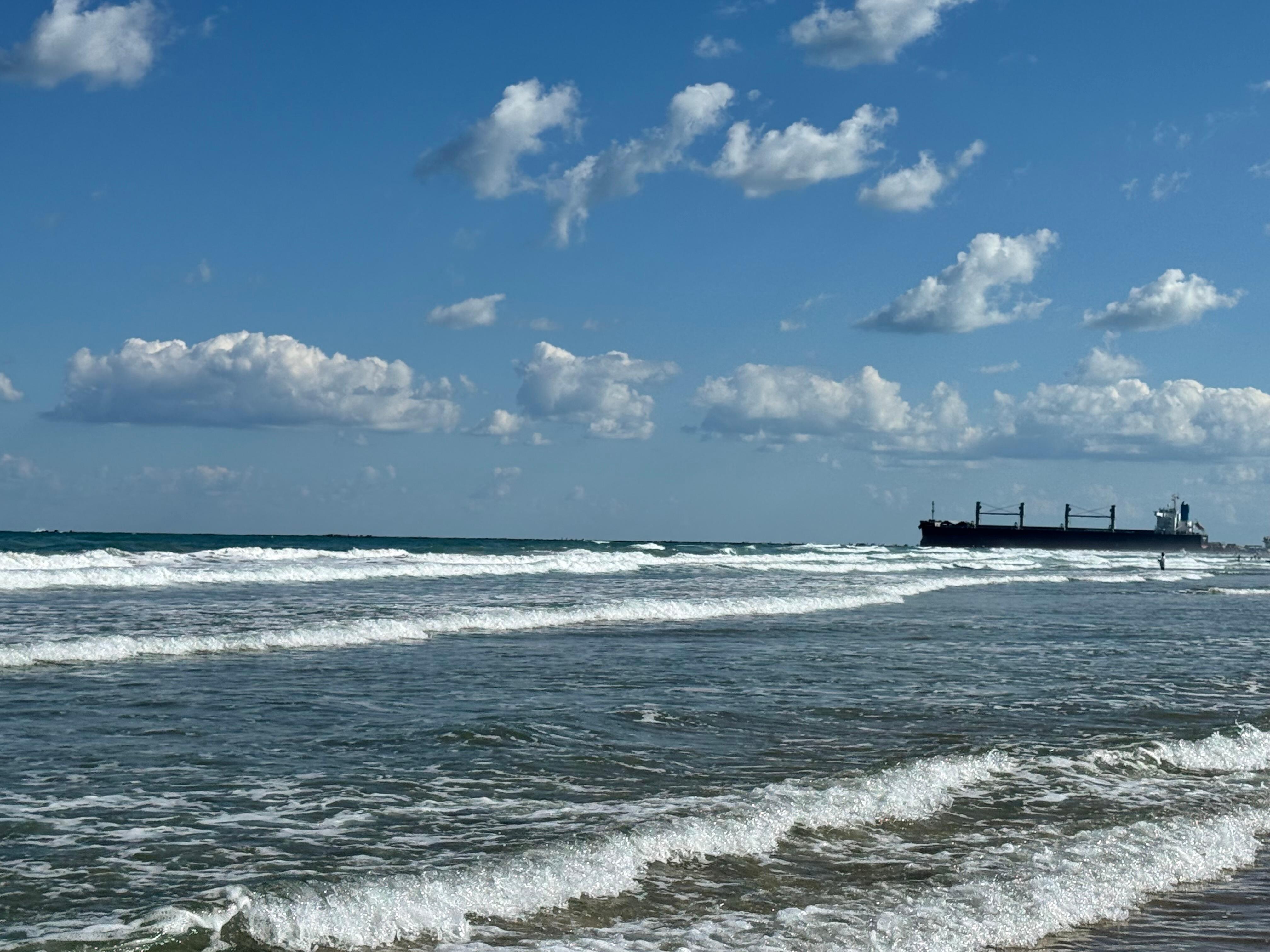 The beach in front of our unit