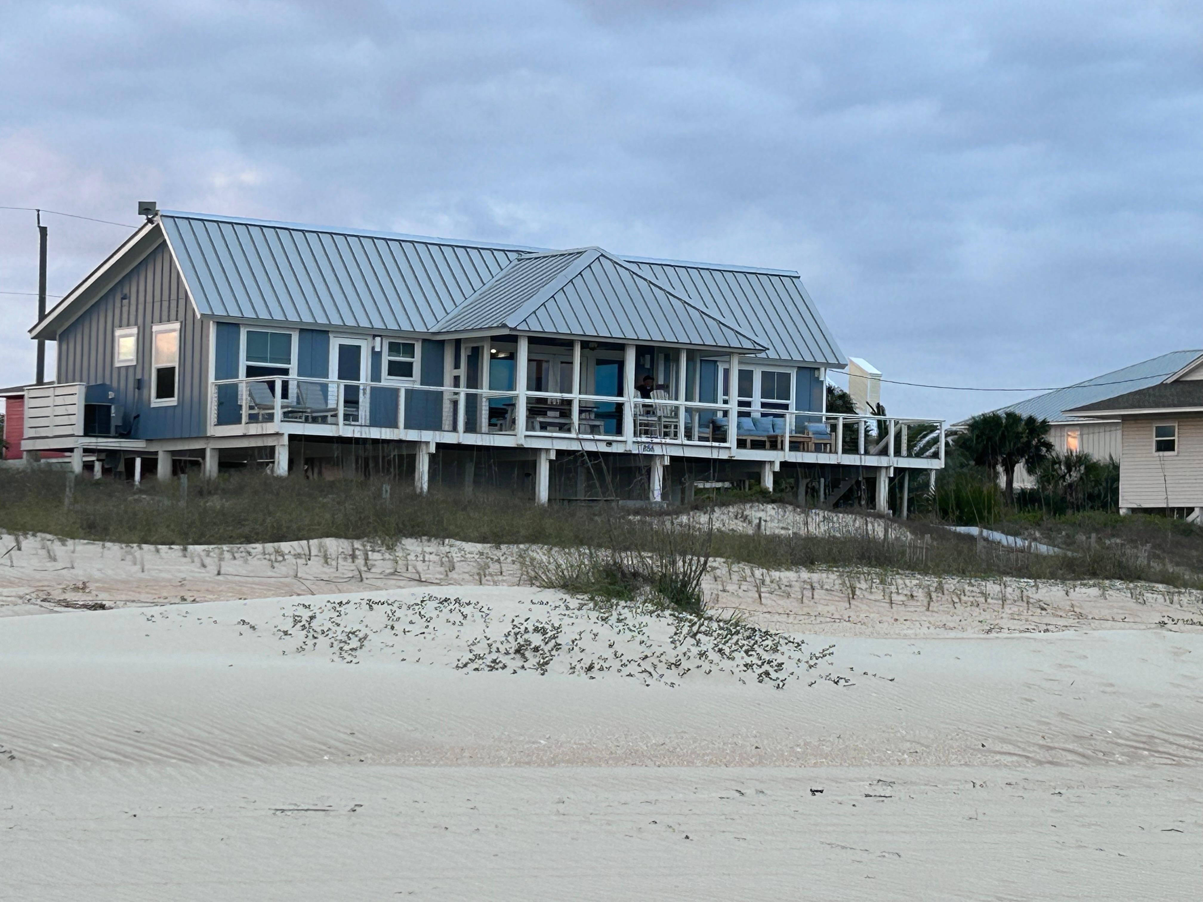 House from the beach