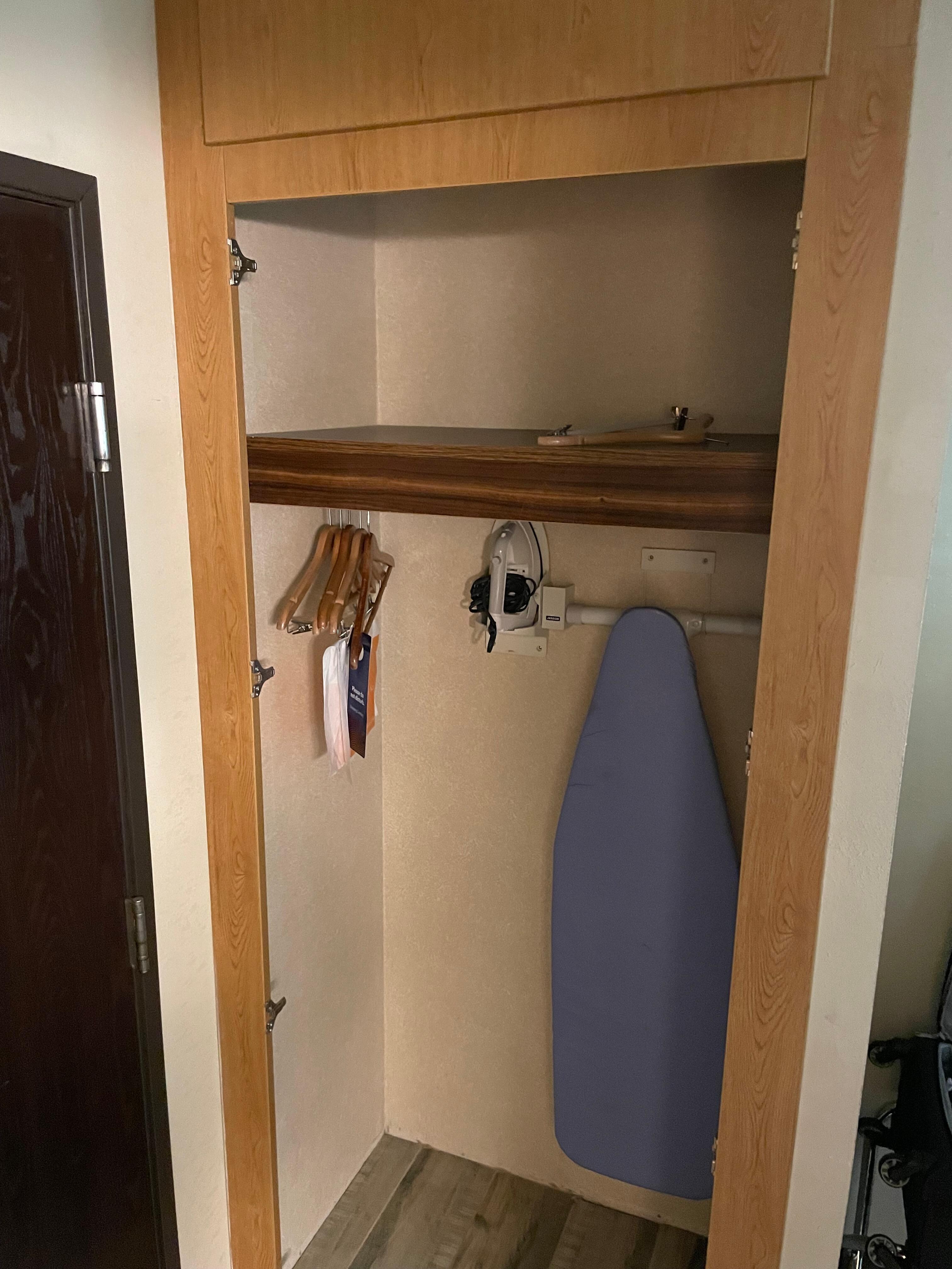No closet door