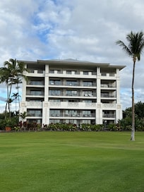 One of the hotel buildings