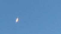 Starlink launch from the Beach taken April 02 2026 at 7.50am